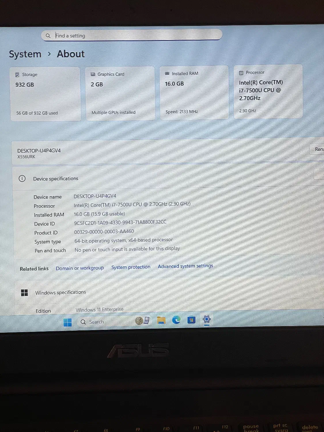 لپ تاپ ASUS درحد آک|رایانه همراه|ارومیه, |دیوار