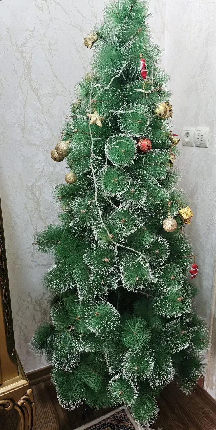 درخت کریسمس  نوک برفی ۱۸۰ سانتی|گل مصنوعی|آستارا, |دیوار