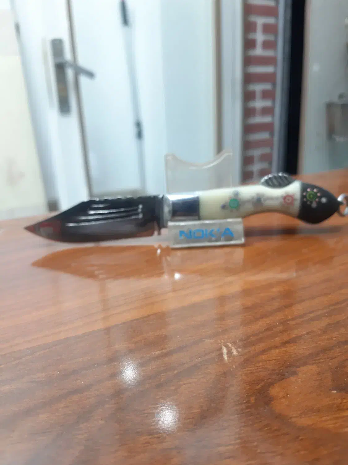 چاقوی بابا 18سانتی تیغه فولادی|کلکسیون اشیاء عتیقه|عجب شیر, |دیوار