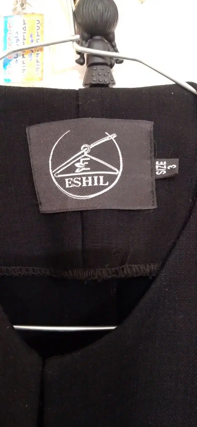 یک عدد مانتو کتی نگین دار مشکی|لباس|تهران, شهرک رضویه|دیوار