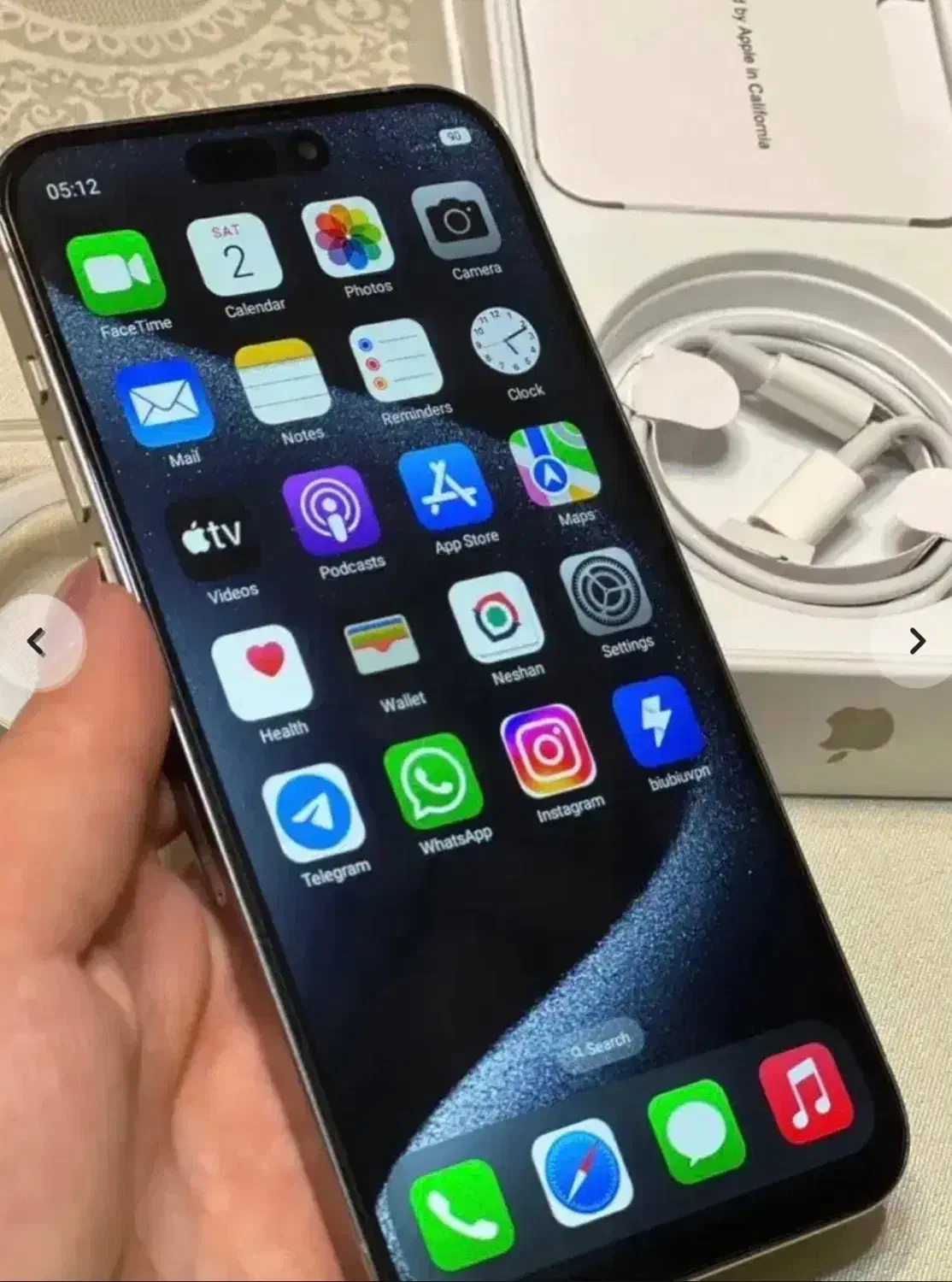 ایفون طرح15پرومکسiPhone15promax رنگ نچرال 256 گیگ|موبایل|کرج, شهرک اوج|دیوار