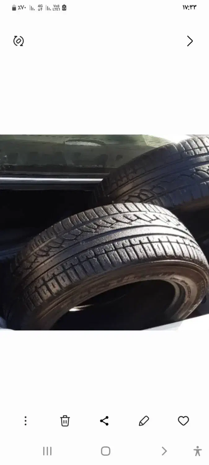 ۴ حلقه لاستیک|قطعات یدکی و لوازم جانبی|جوانرود, |دیوار