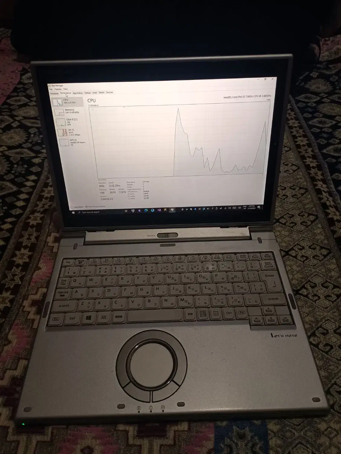 لپتاپ پاناسونیک نسل7|رایانه همراه|ساوه, |دیوار