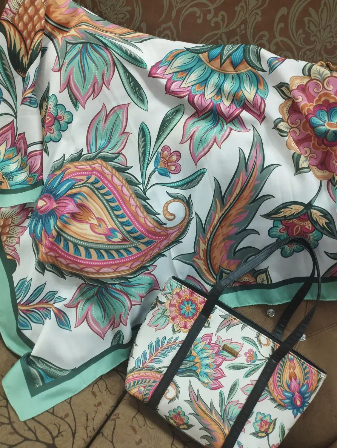 کیف و روسری ست سایز بزرگ نو|کیف، کفش، کمربند|مشهد, آبکوه|دیوار