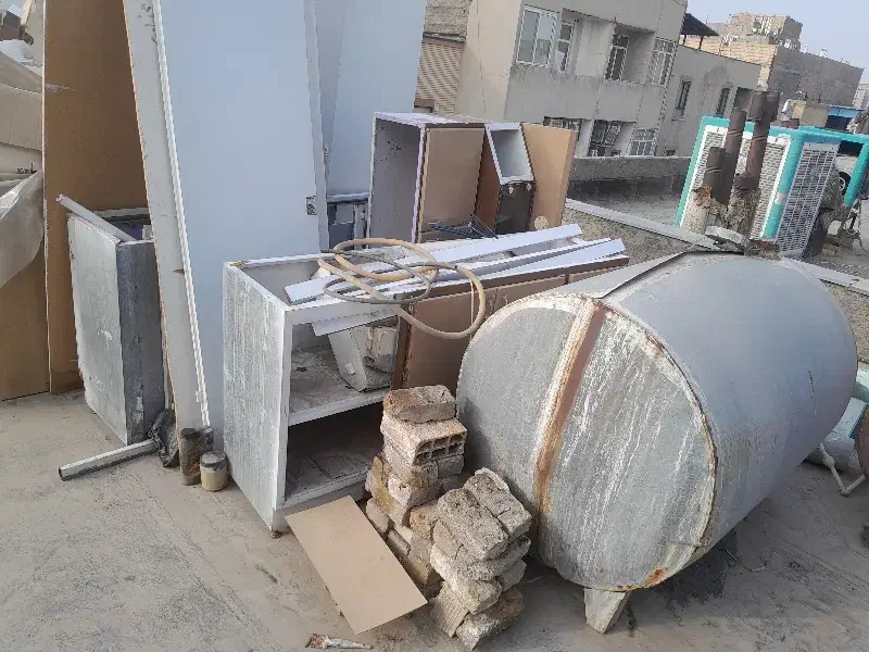 کابینت فلز ورق ۱۰ ۴متر باهود قدیمی|مصالح و تجهیزات ساختمان|مشهد, رستگار|دیوار