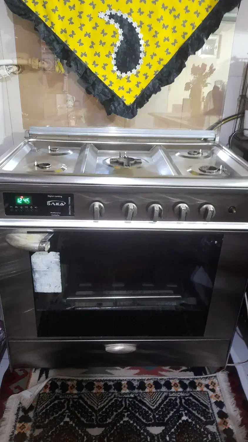 اجاق گازفردار۵شعله،مارک ساکاگازدرحدنو۲۰ میلیون|اجاق گاز و لوازم برقی پخت‌وپز|قدس, شهر‌قدس|دیوار