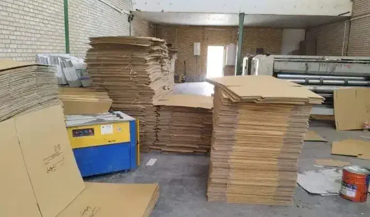 کارگاه کارتن سازی با تجهیزات کامل|فروش دفتر صنعتی، کشاورزی، تجاری|ایوانکی, |دیوار