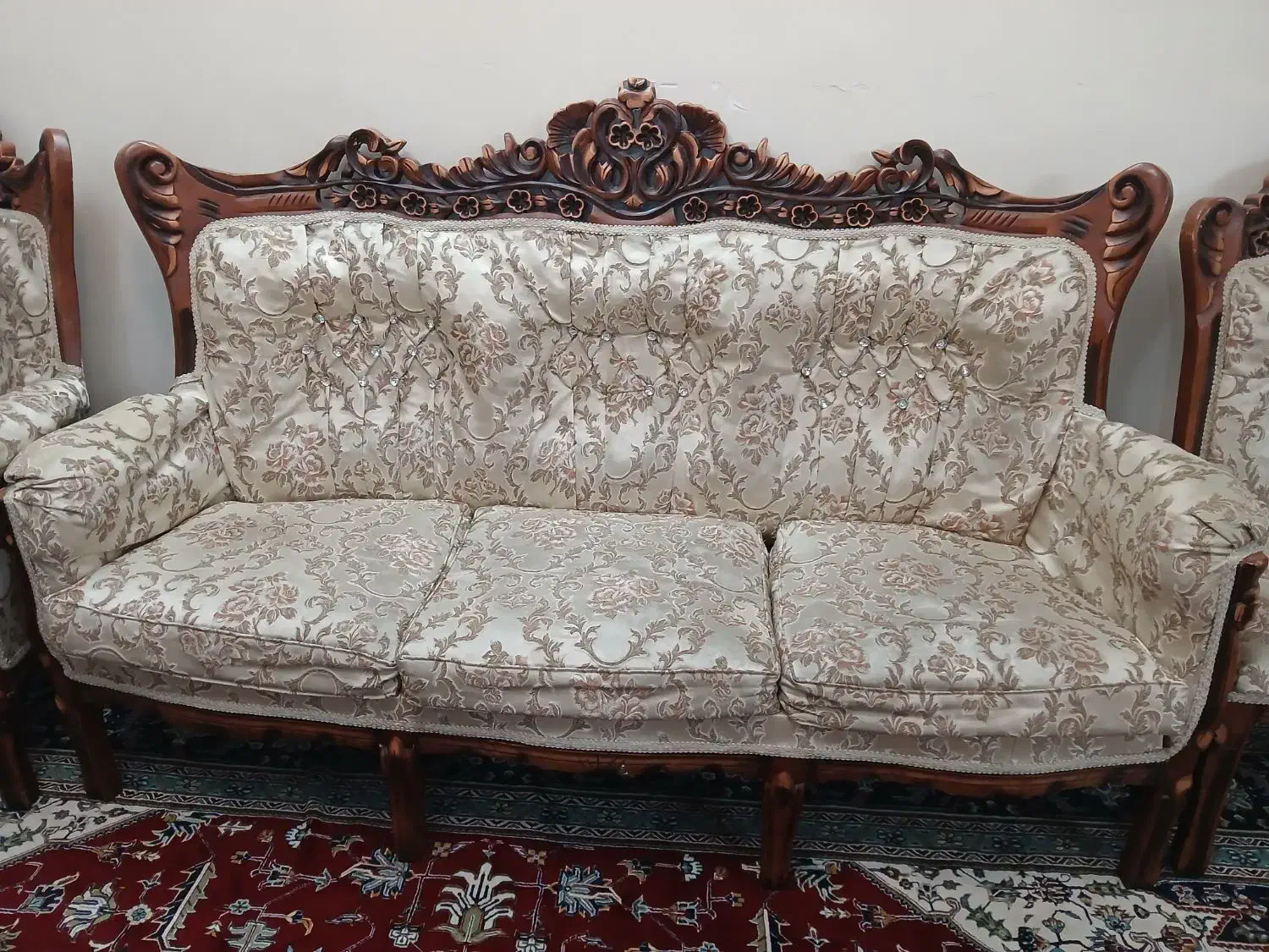 مبل استیل هفت نفره با دو میزبان|مبلمان خانگی و میز عسلی|تهران, عبدلآباد|دیوار