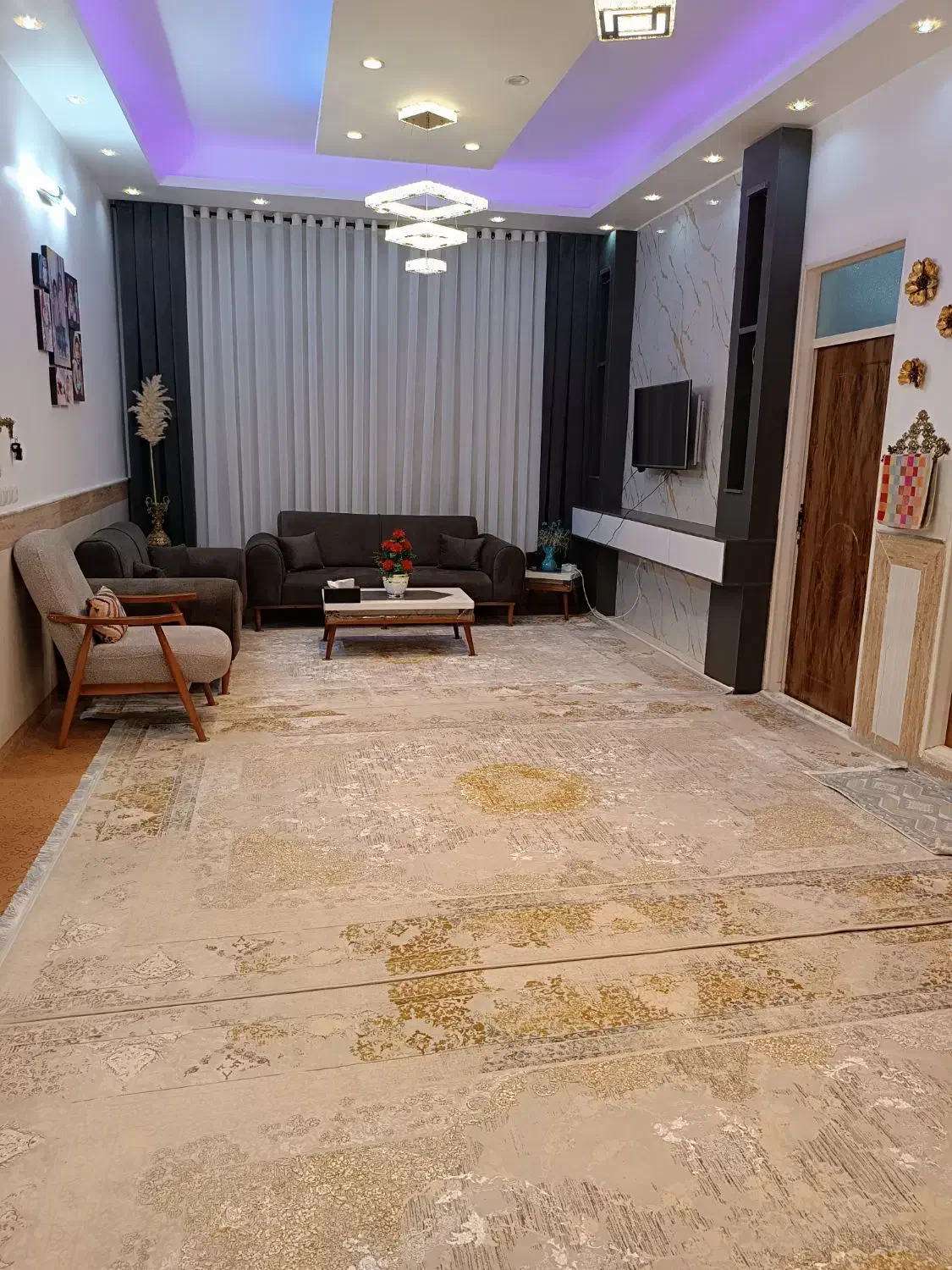 فرش ۹متری نونو طرح وینتیج جدید ۱۲۰۰شانه|فرش|قم, نیروگاه|دیوار