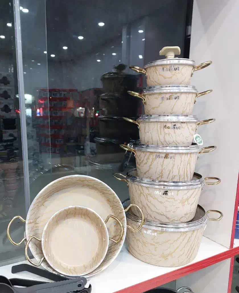 سرویس تفلون ماموت اصل ۲۱ پارچه گرانیت|ظروف پختوپز|تهران, شوش|دیوار