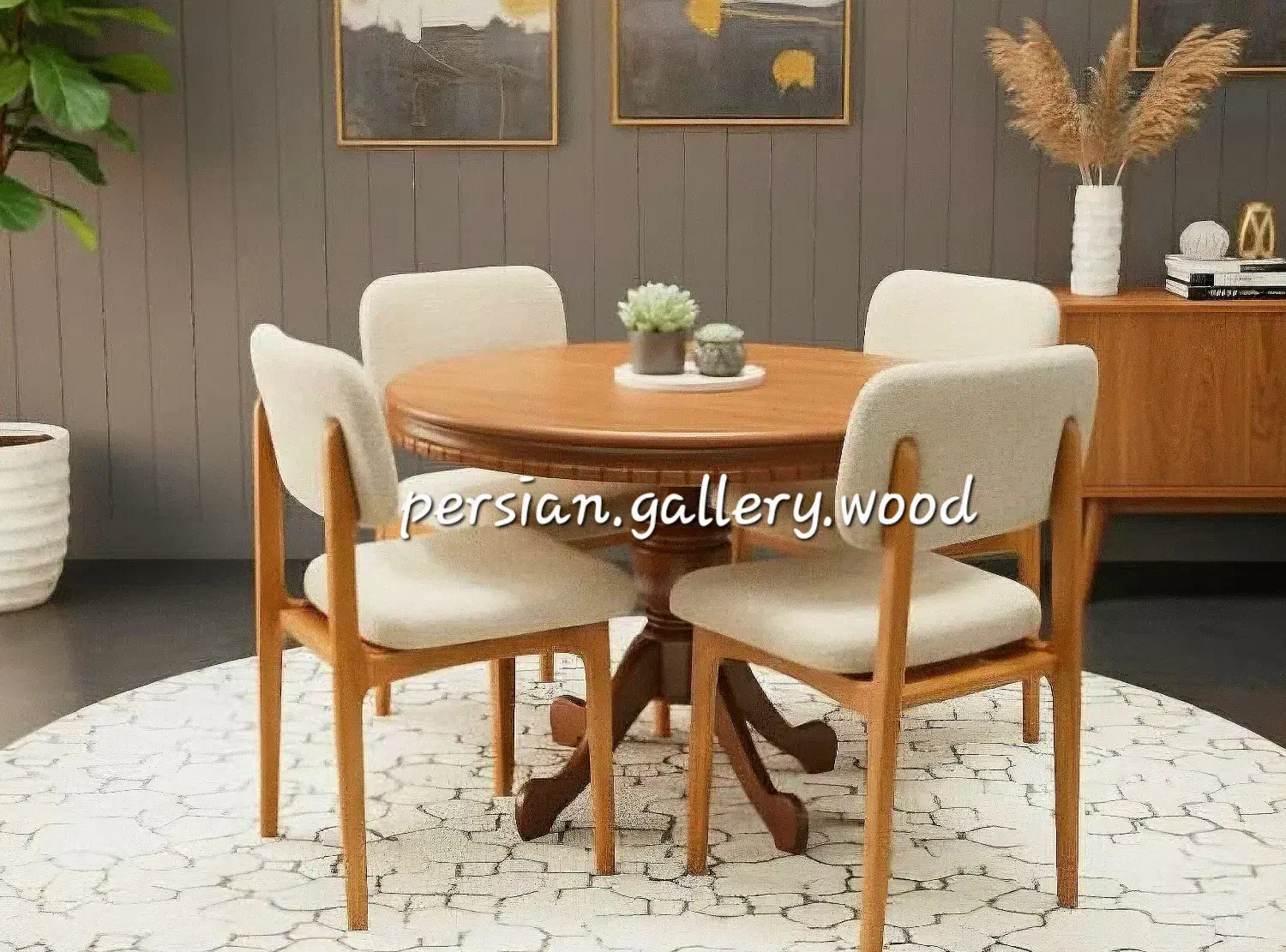 سینوریا کَلِستو میز ناهار خوری کم‌جا گرد اقتصادی|میز و صندلی غذاخوری|تهران, شیراز|دیوار