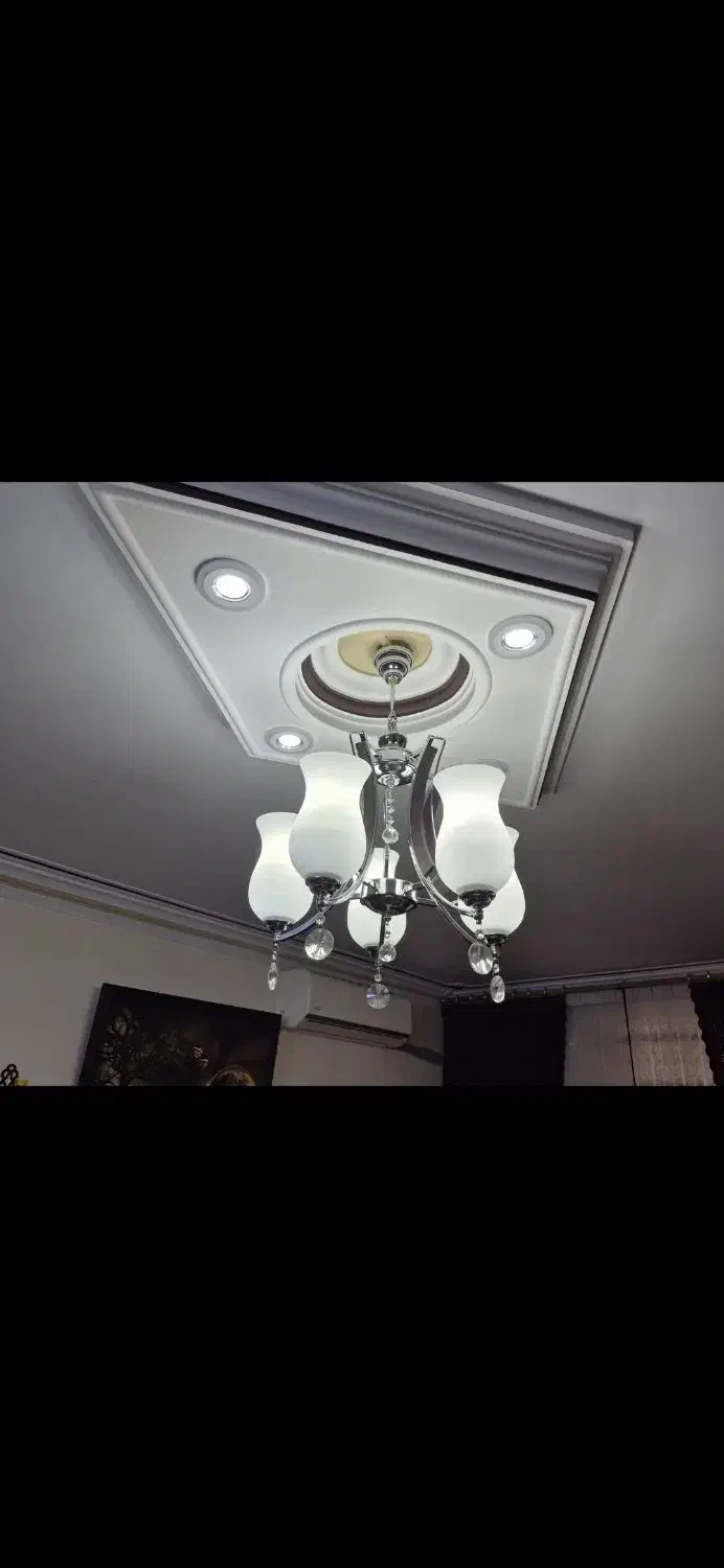 ۳ عدد لوستر کاملا سالم در حد نو همه با هم|لوستر و چراغ آویز|قزوین, |دیوار