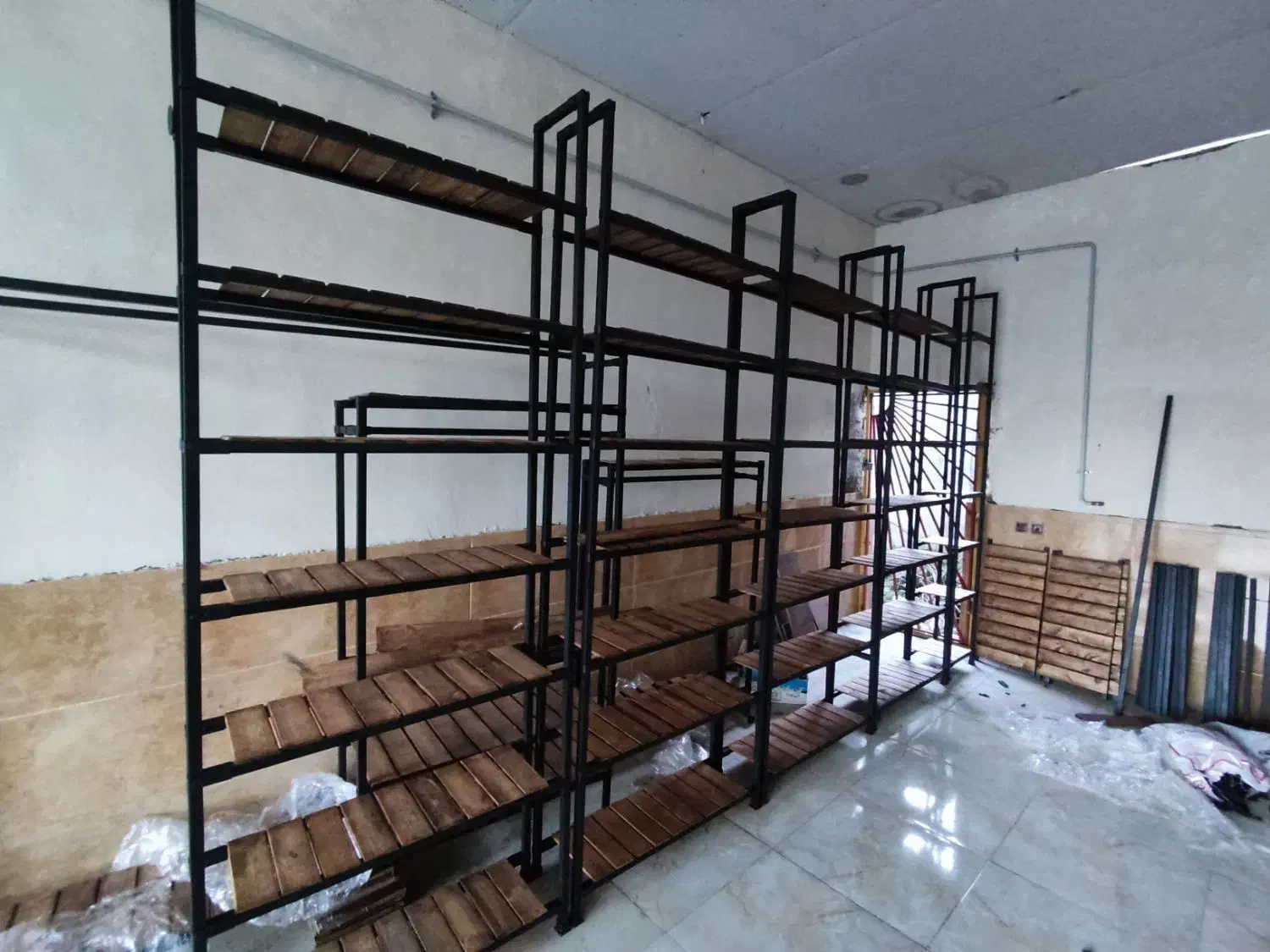 قفسه و رگال (پروفیل و چوب)|فروشگاه و مغازه|آمل, |دیوار