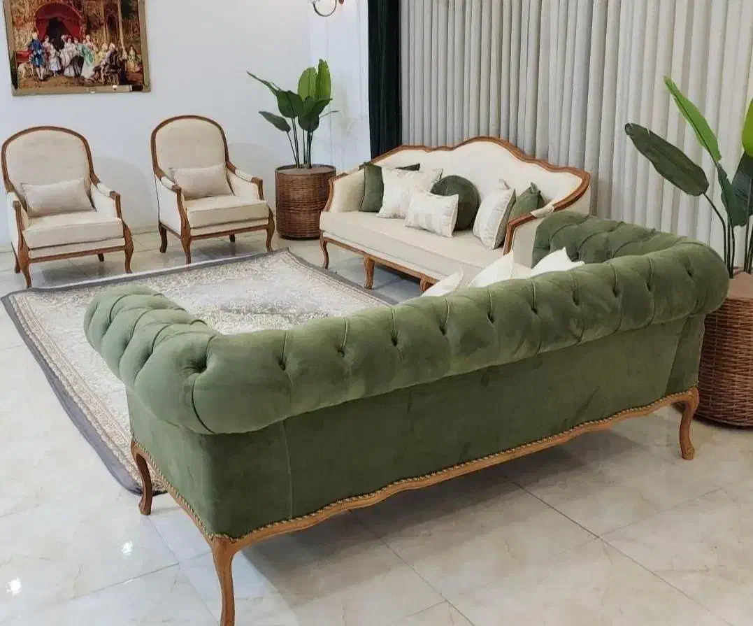 تعویض مبلمان دسته دوم بامبلمان نو به قیمت تولیدی|مبلمان خانگی و میز عسلی|شیراز, سینما سعدی|دیوار