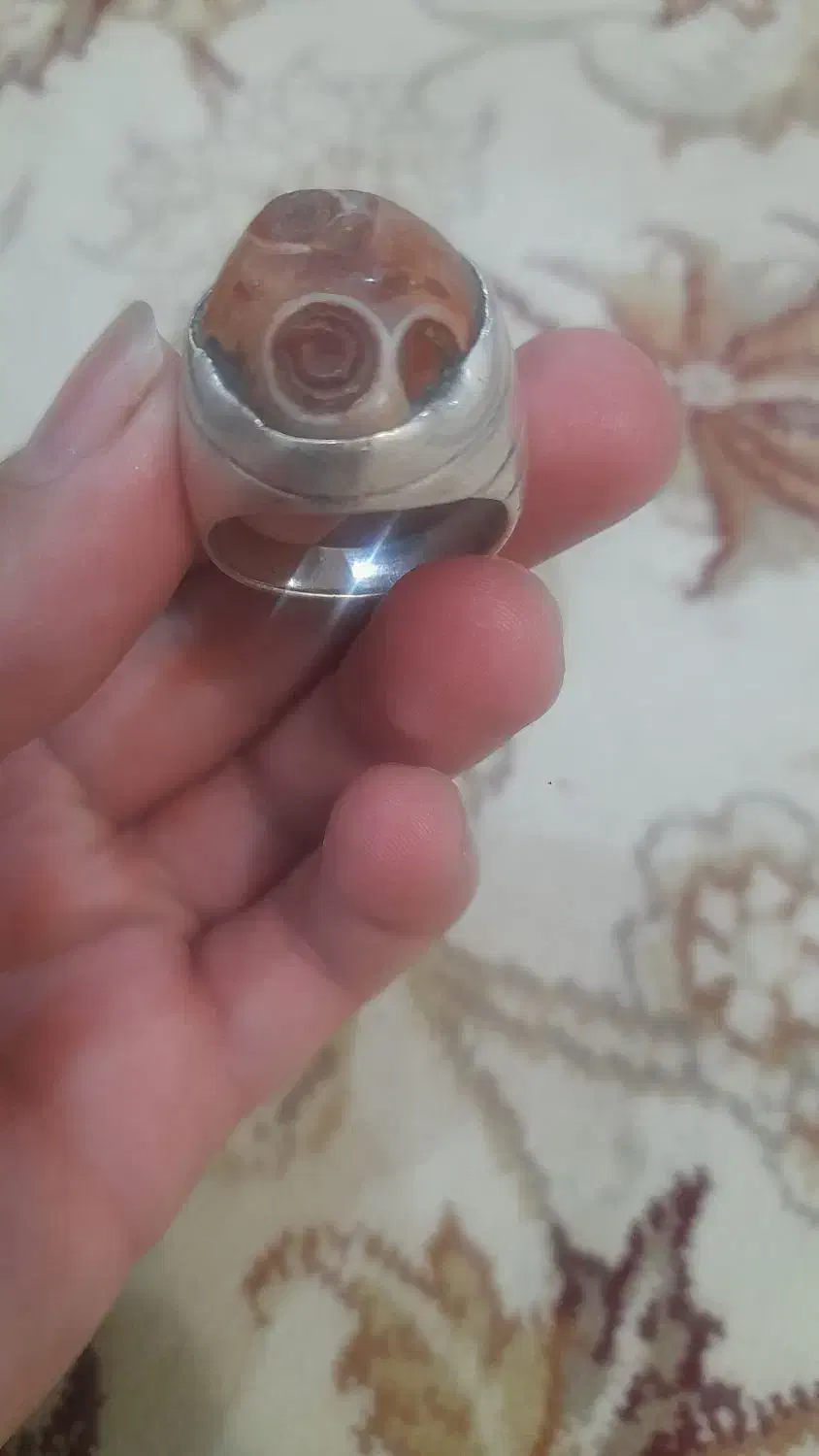 انگشتر عقیق|کلکسیون اشیاء عتیقه|گندمان, |دیوار