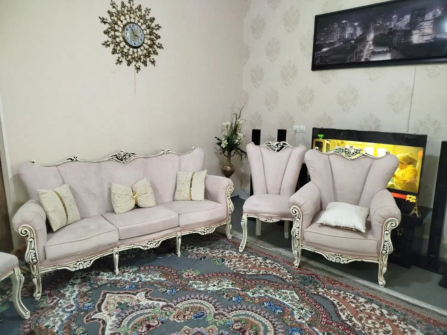 مبل سلطنتی|مبلمان خانگی و میز عسلی|خرم‌آباد, |دیوار