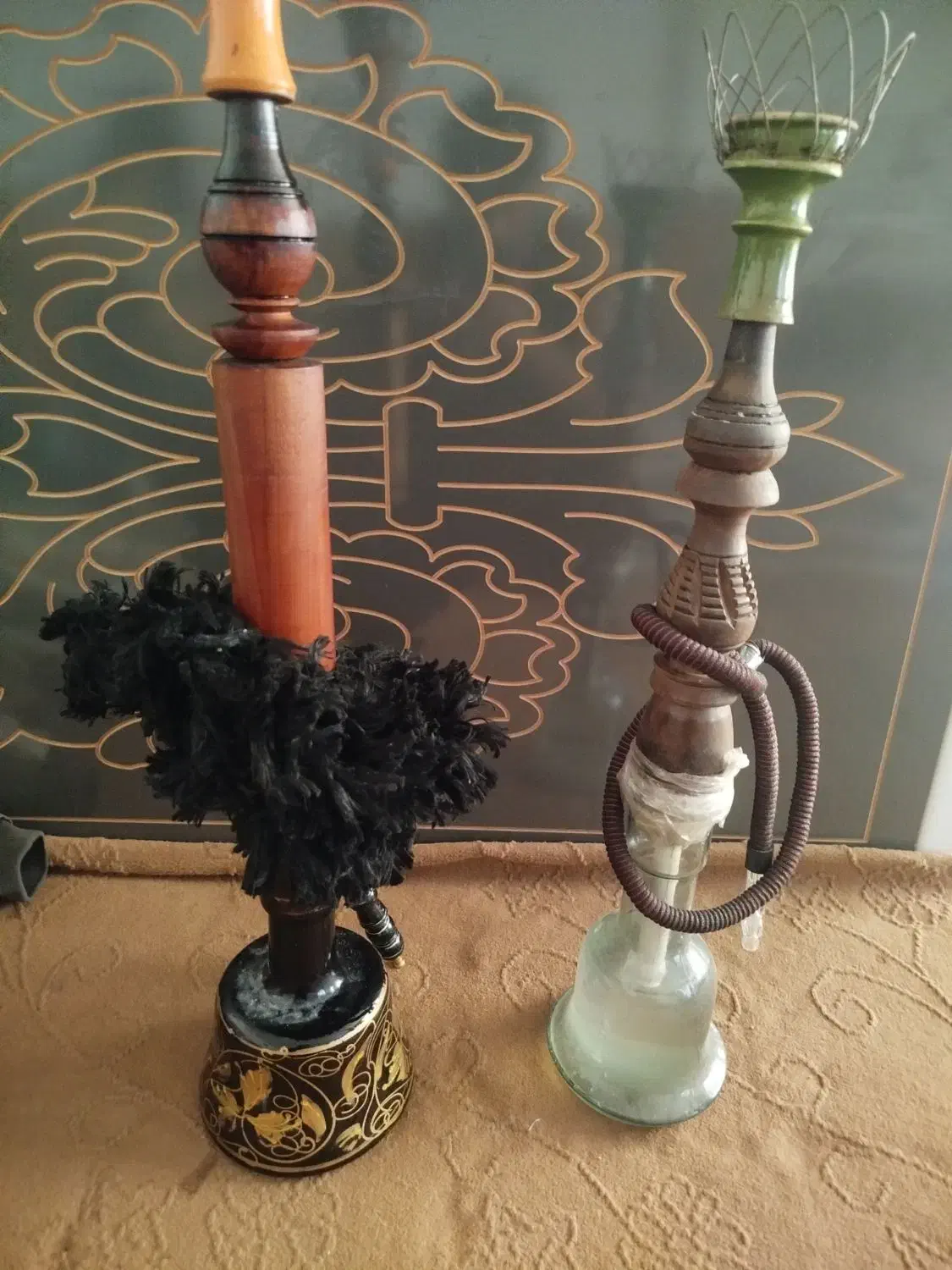 قلیون چوب سورخ|کلکسیون و سرگرمی|تربت جام, مولانا|دیوار