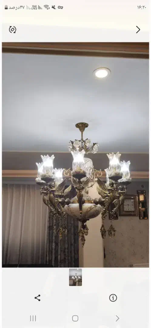 لوستر فرشته|لوستر و چراغ آویز|تهران, طرشت|دیوار