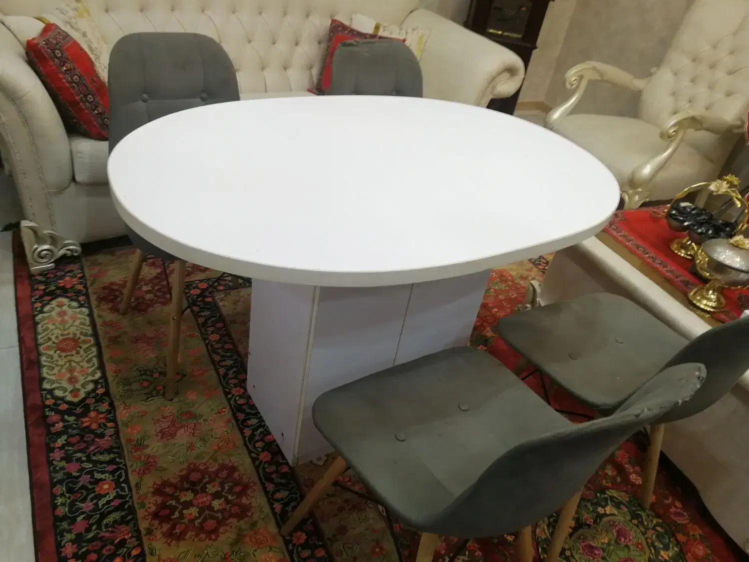 میز نهارخوری 4 نفره|میز و صندلی غذاخوری|رشت, گلباغ نماز|دیوار