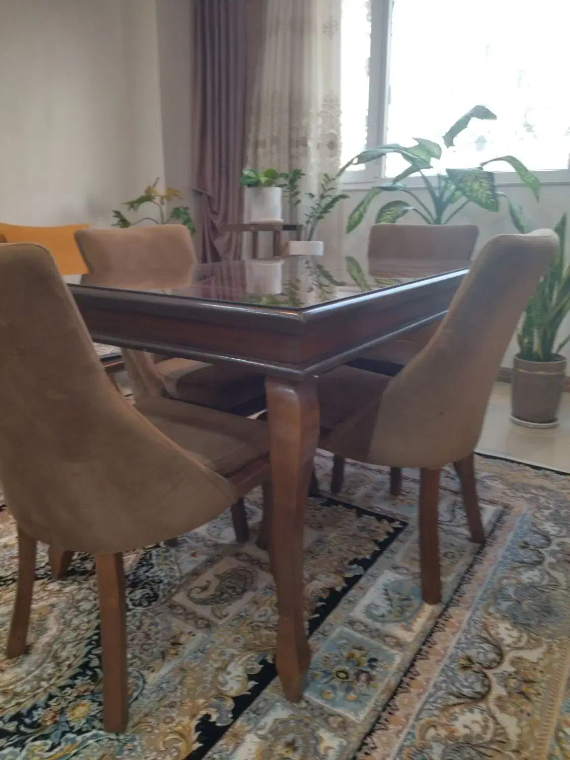 فروش میز نهارخوری ۴ نفره|میز و صندلی غذاخوری|گرمسار, |دیوار