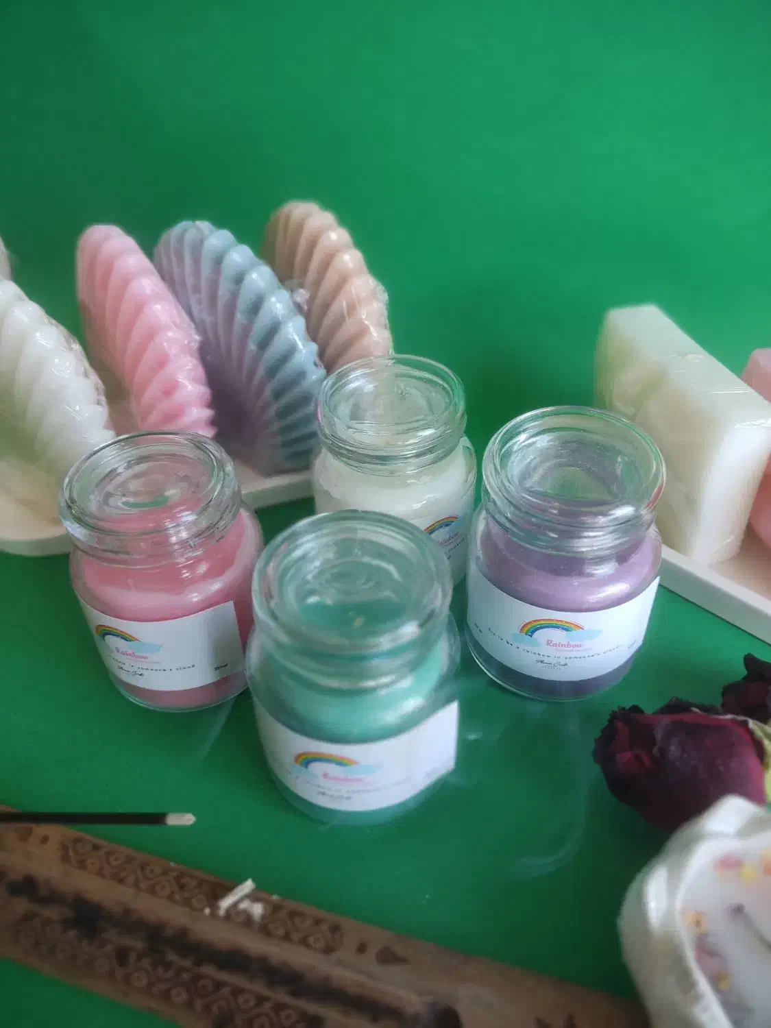 شمع و جا عودی|صنایع دستی و سایر لوازم تزئینی|برازجان, |دیوار