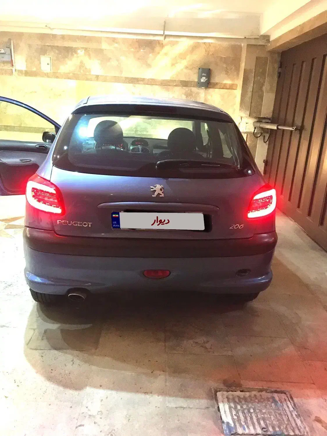 پژو ۲۰۶ تیپ ۲ مدل ۹۰|خودرو سواری و وانت|کرج, شهرک بنفشه|دیوار