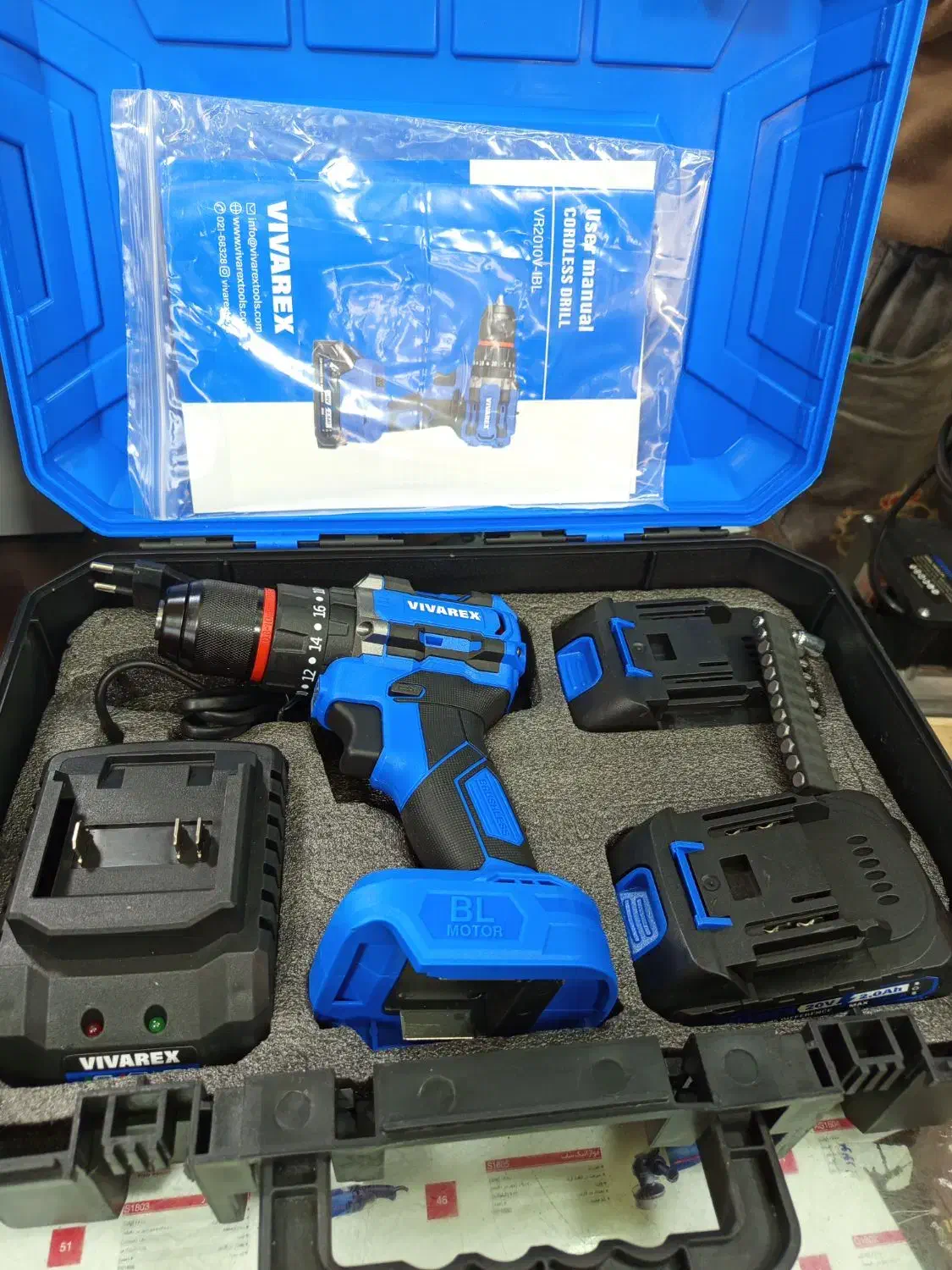 فروش دریل شارژی براشلس 20ولت|ماشین‌آلات صنعتی|قم, شاه ابراهیم|دیوار