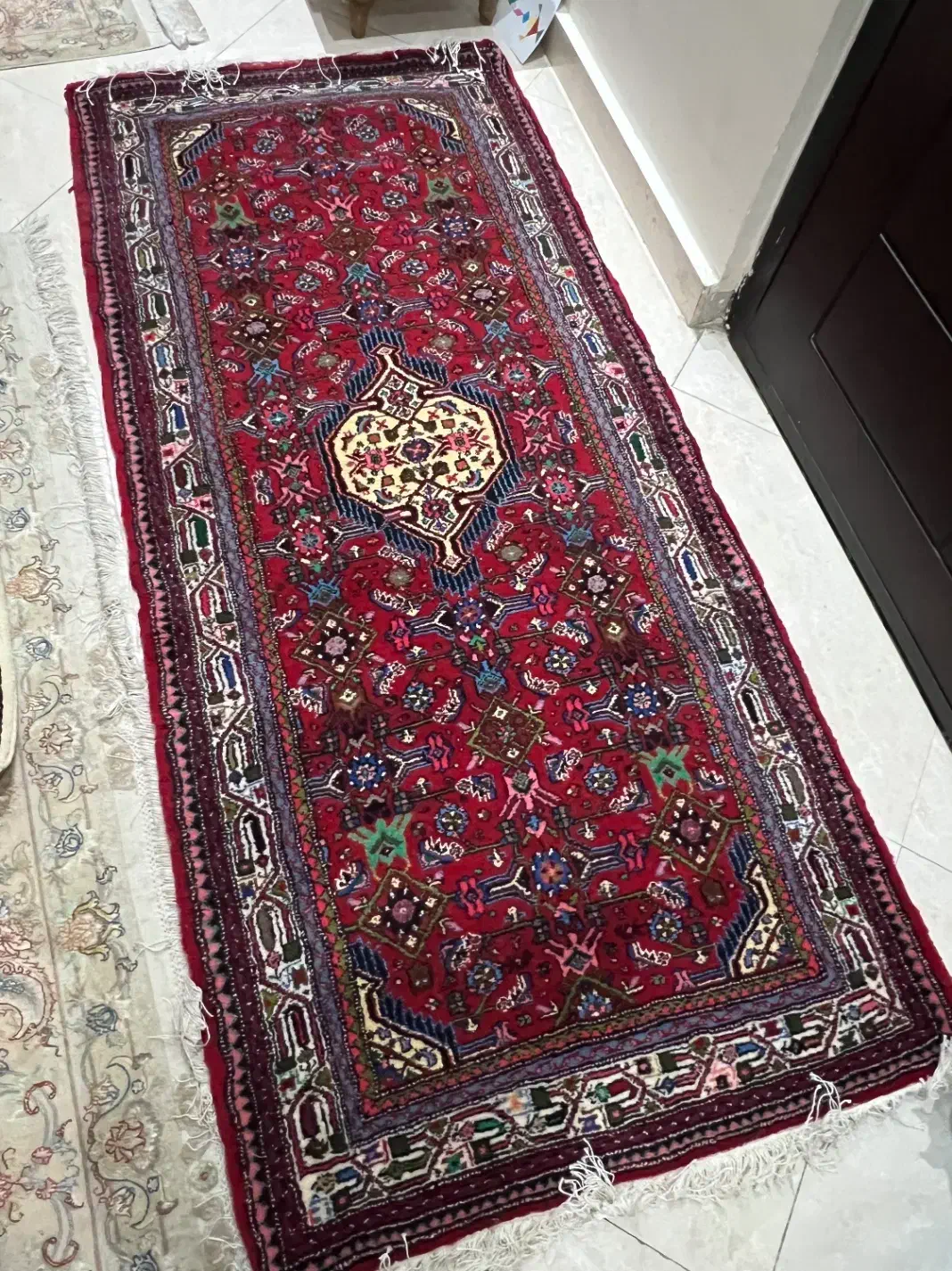 فرش کناره دستبافت همدان|فرش|تهران, تهران‌ویلا|دیوار