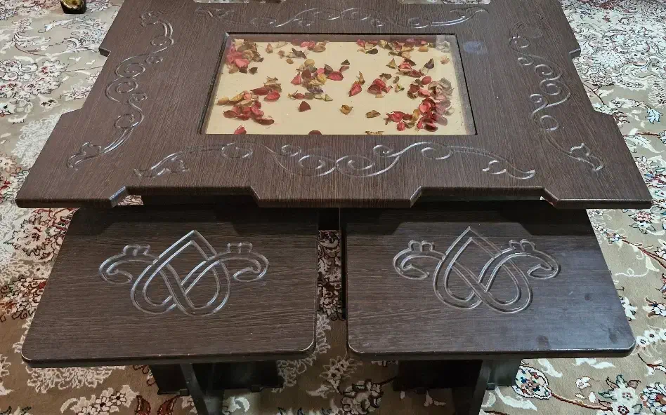 مبل شش نفره و جلو مبلی سالم در حد نو|مبلمان خانگی و میز عسلی|شوش, |دیوار