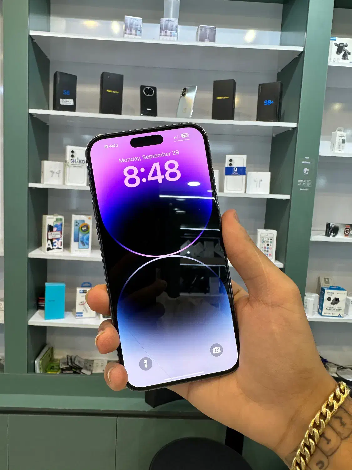 آیفون۱۴پرو مکس ریجسترشده درحدنو iPhone 14 pro max|موبایل|کرج, گوهردشت|دیوار