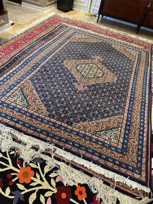 فرش سرمه ای جفت ۶ متری|فرش|تهران, آبشار تهران (دریاچه)|دیوار