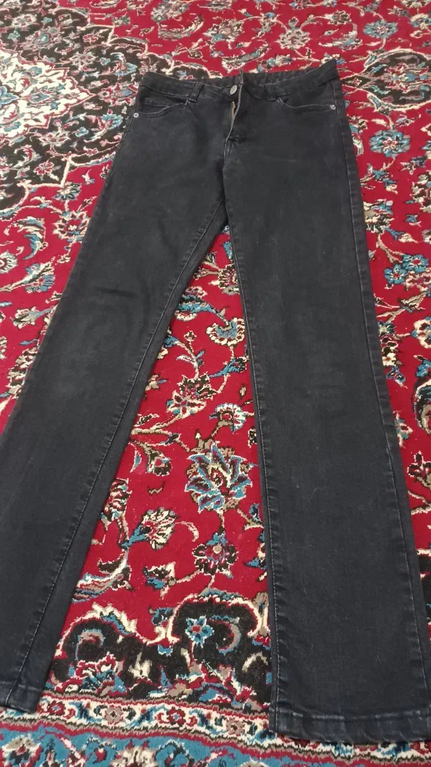 شلوار راسته کاملا سیاه|لباس|مرند, |دیوار