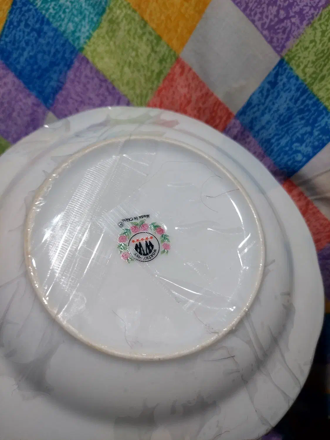 بشقاب غذا خوری گل سرخ|ظروف سرو و پذیرایی|خسروشاه, |دیوار