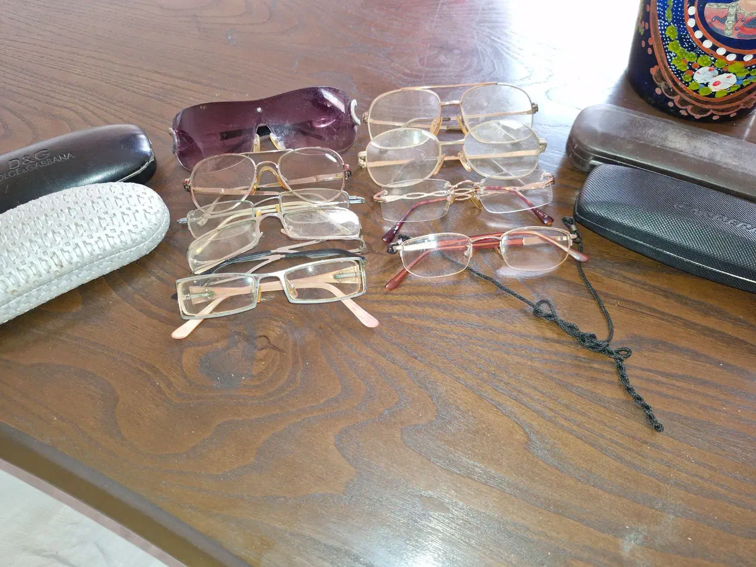 عینکهای قدیمی باشیشه|زیورآلات و اکسسوری|بابل, |دیوار