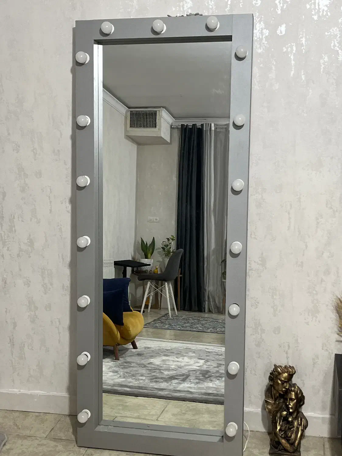 آینه قدی چراغ دار|آینه|پاکدشت, پاکدشت (مامازند)|دیوار