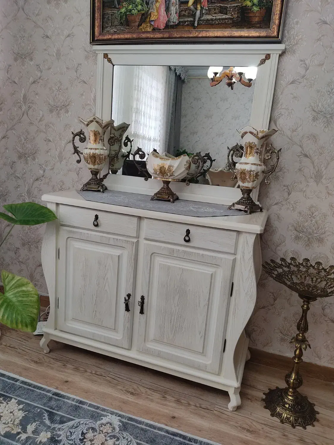 آینه وکنسول|بوفه، ویترین، کنسول|نهاوند, |دیوار