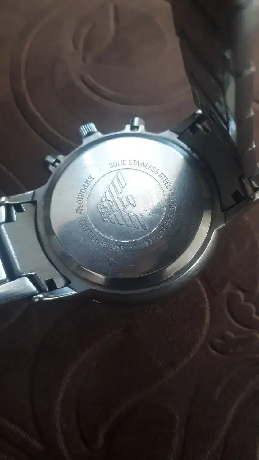 ساعت امپریو آرمانی اصل سه موتوره استیل ۲۴۵۸|ساعت|ملایر, |دیوار