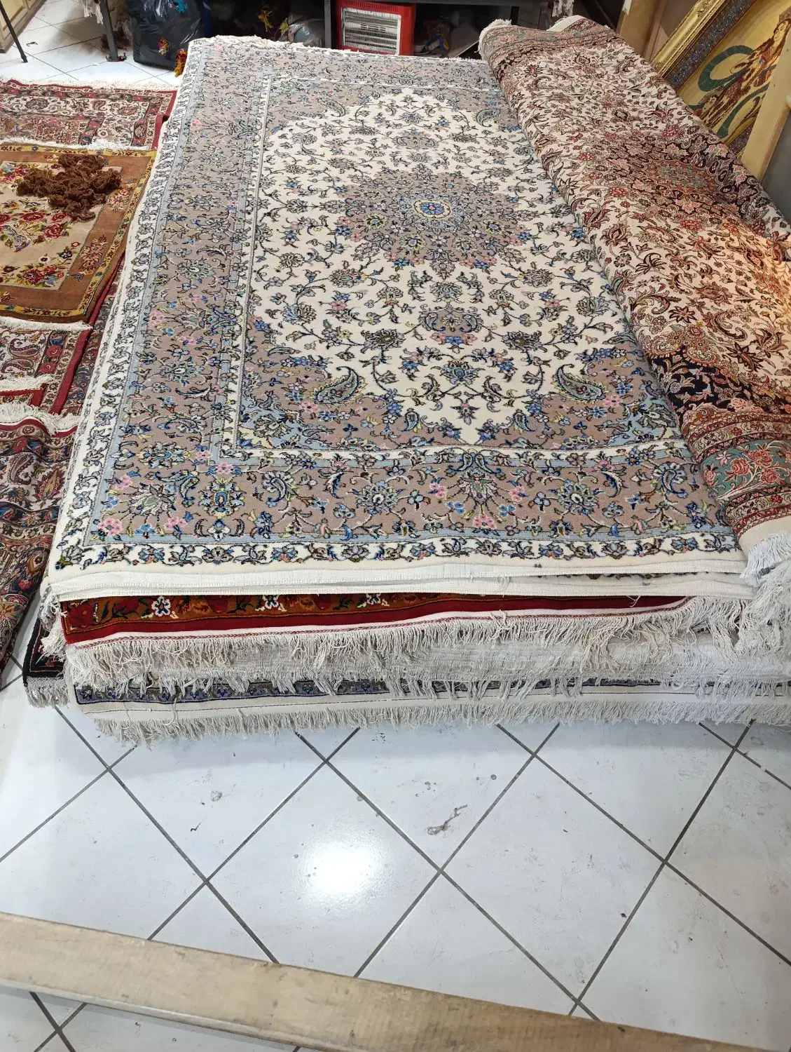 جفت ۶متری کاشان|فرش|اصفهان, نقش جهان|دیوار