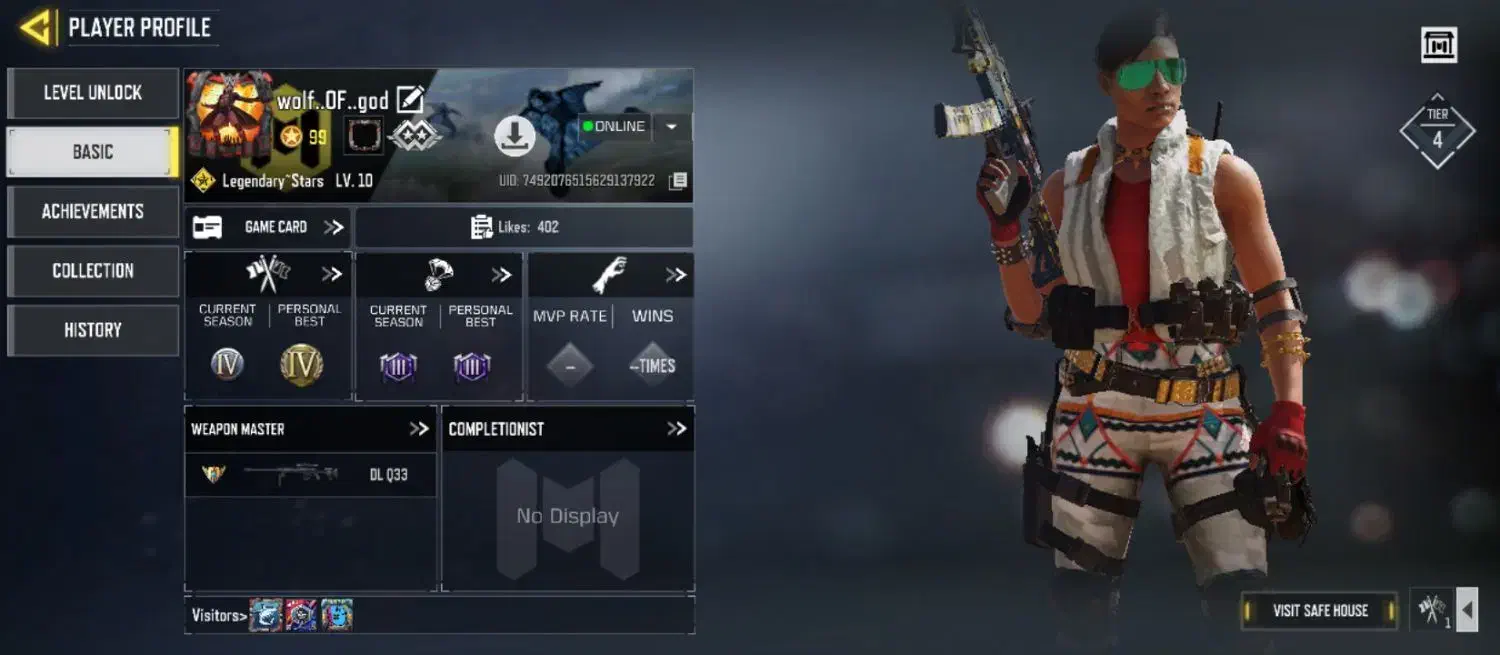 بازی کالاف|کنسول، بازی ویدئویی و آنلاین|قائن, |دیوار