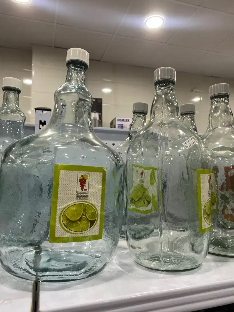 انواع بطری شیشه ای|ظروف نگهدارنده، پلاستیکی، یک‌بارمصرف|جیرفت, |دیوار