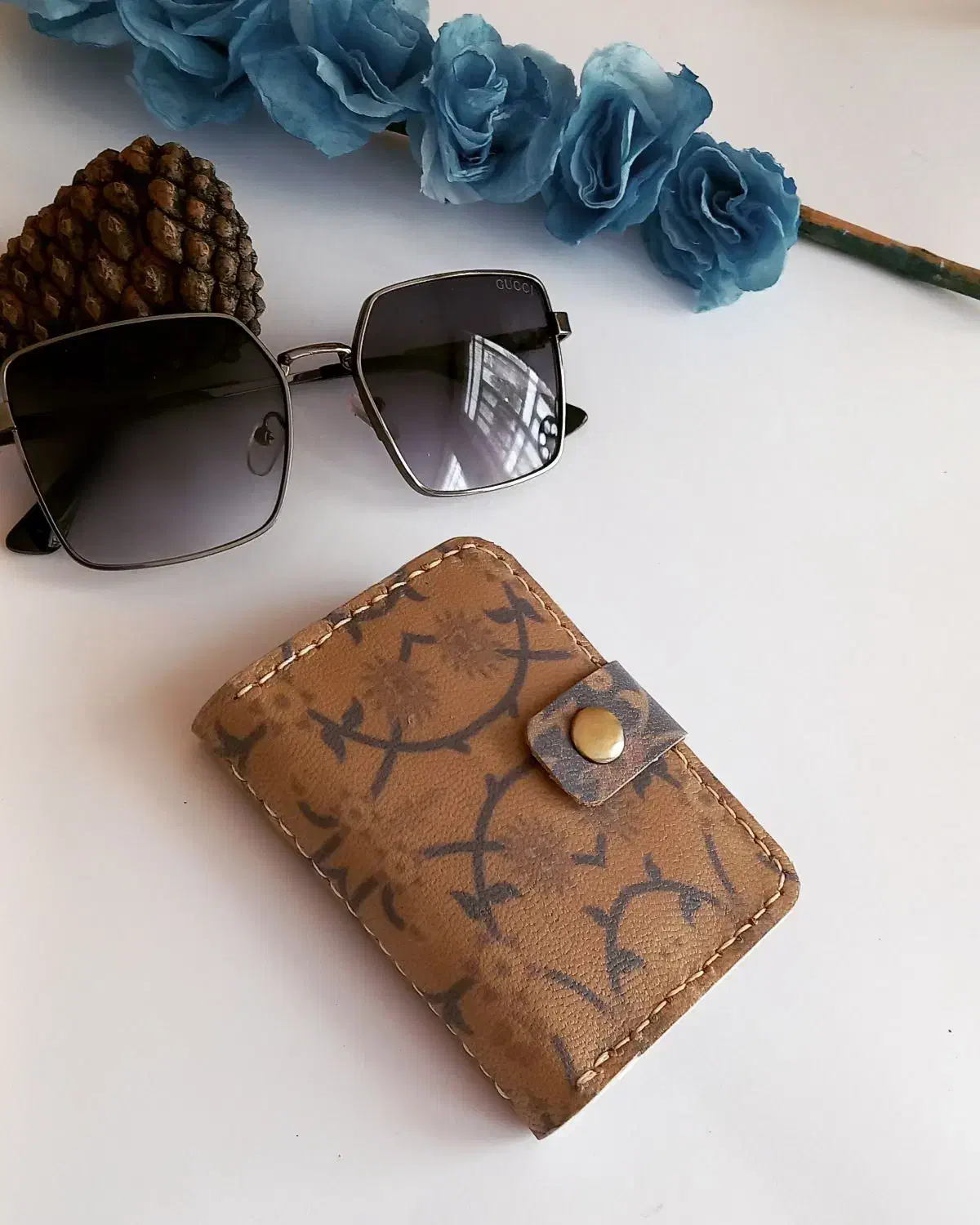 کیف کارت چرم طبیعی درجه یک با ظرفیت ۱۸تا۲۰ کارت|کیف، کفش، کمربند|ارسنجان, |دیوار