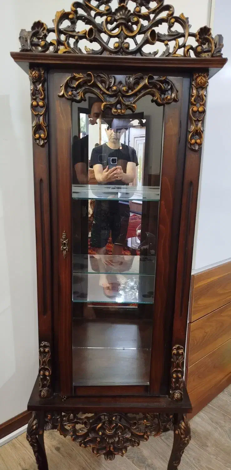 فروش بوفه پایه بلند وتاج دار|بوفه، ویترین، کنسول|بهنمیر, |دیوار