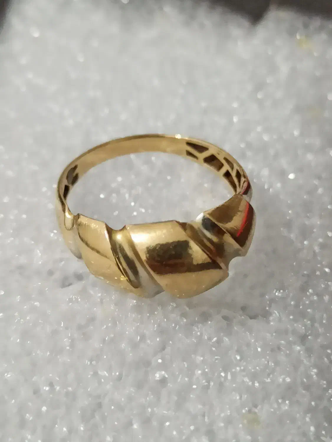 انگشتر طلا 100 بالا تابلو با فاکتور|جواهرات|یاسوج, |دیوار