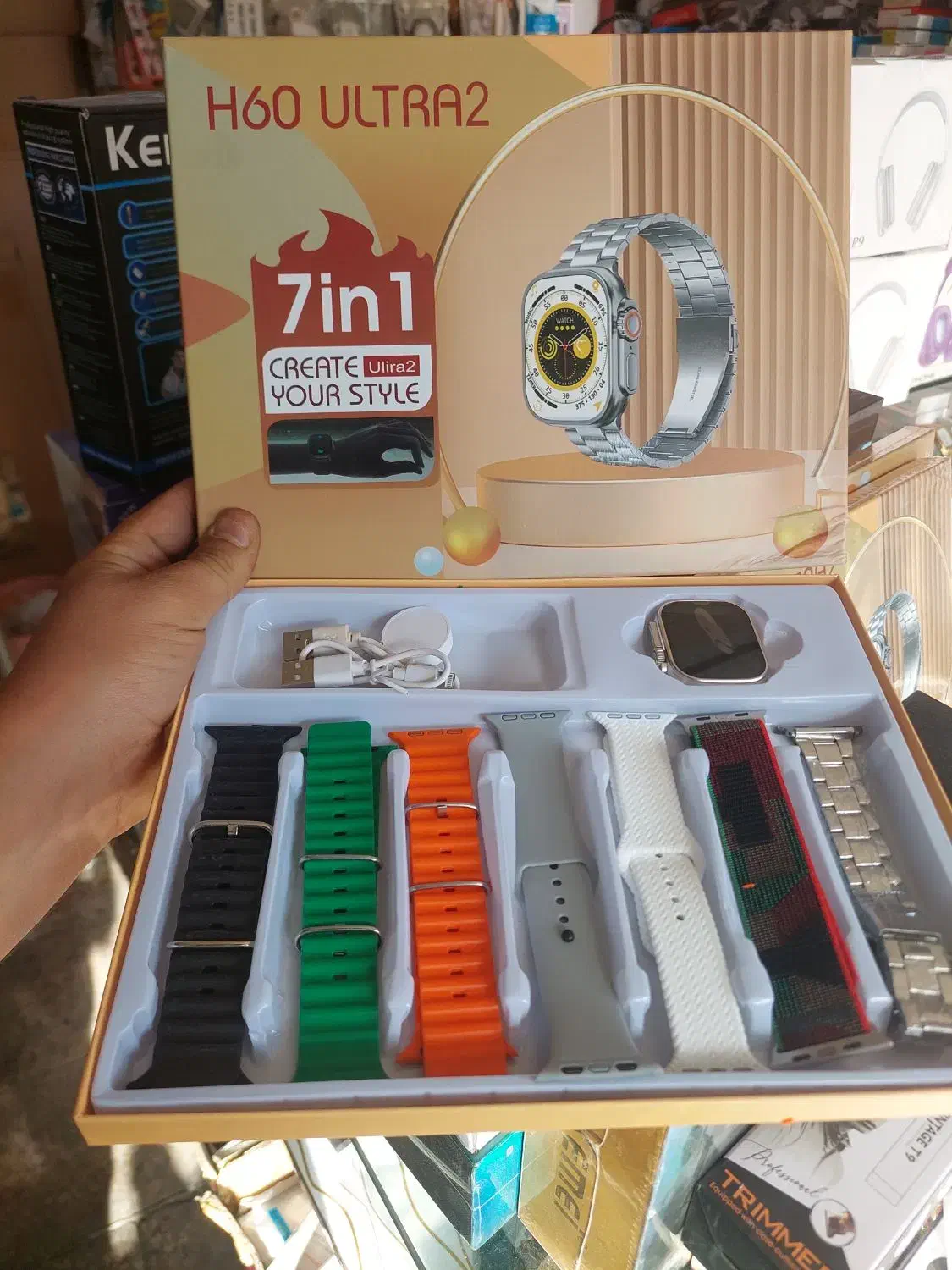 ساعت هوشمند با ایرپاد و۷تابندمدل H60الترا ۲|ساعت|قم, نیروگاه|دیوار