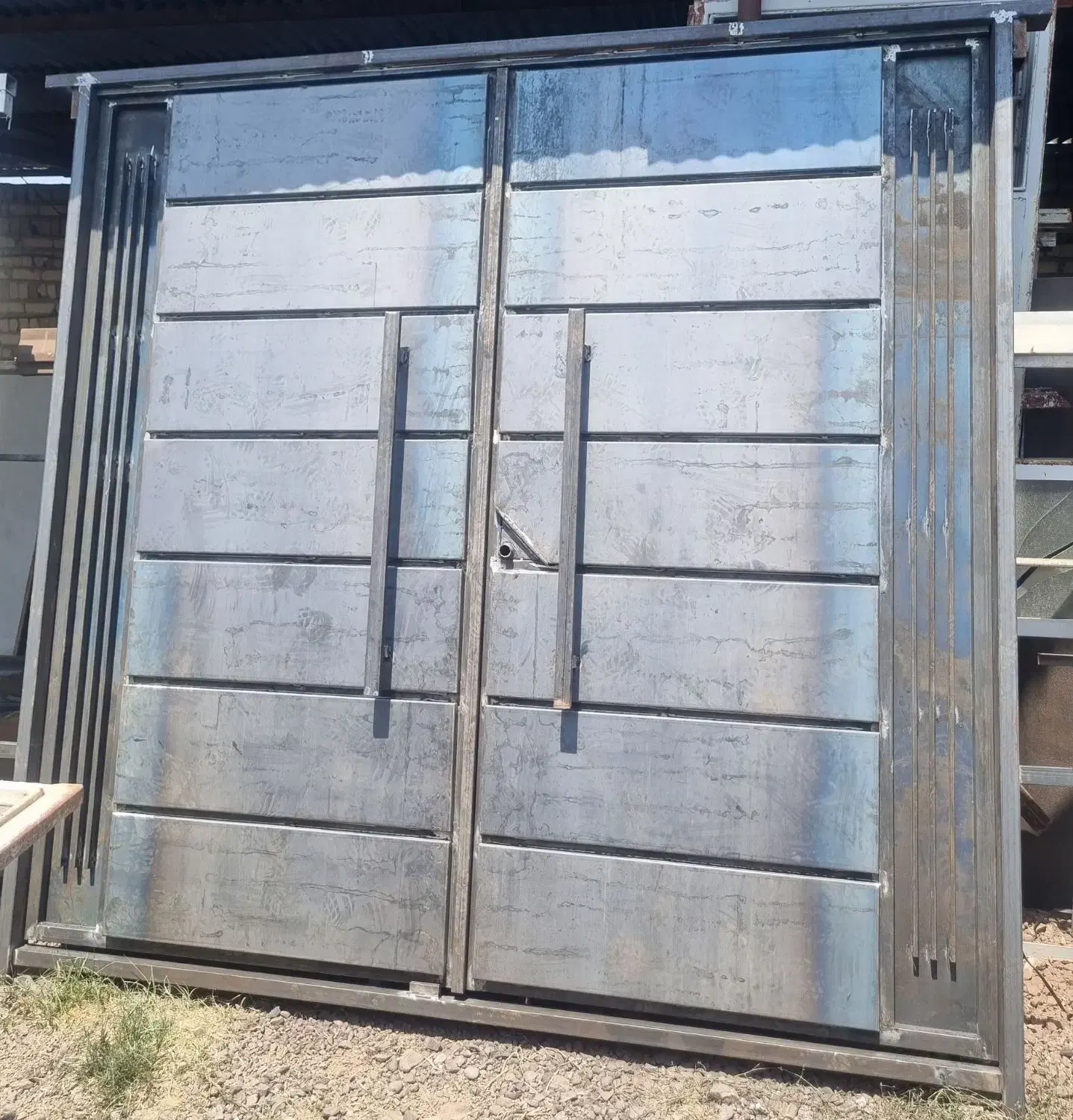 درب حیاط ،ویلایی ،باغ|مصالح و تجهیزات ساختمان|اقبالیه, |دیوار