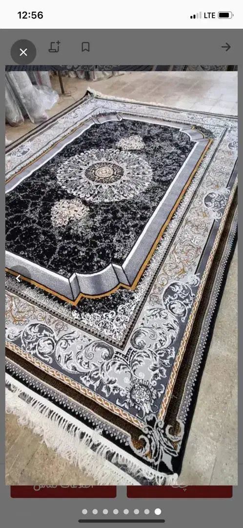 فرش متین کاشان رنگین کمانی از طرح ورنگ جدید|فرش|دهدشت, |دیوار