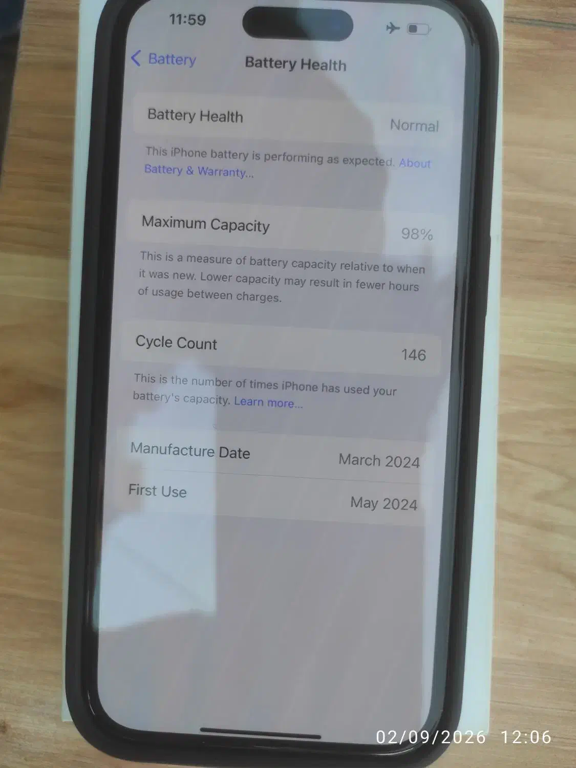 آیفون 15 Normal 128|موبایل|رشت, کوی فکوری|دیوار