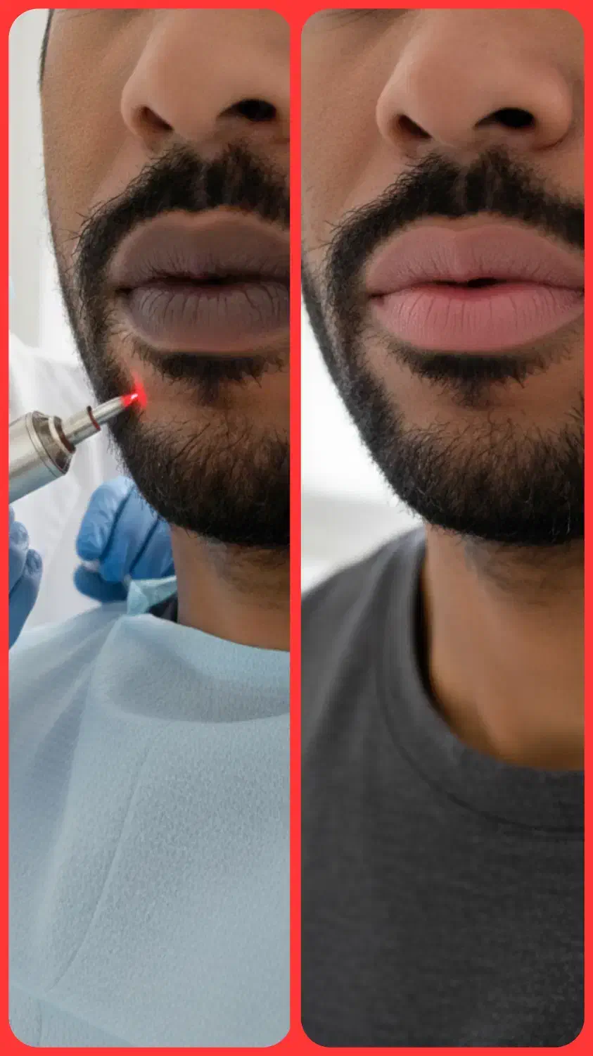 تنها راه درمان و رفع تیرگی لب آقایان|خدمات آرایشگری و زیبایی|مرودشت, بیست متری بیمارستان|دیوار