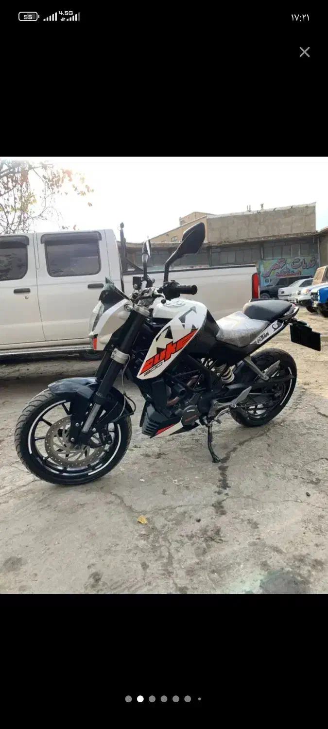 kTM دوک 1396|موتورسیکلت|همدان, |دیوار