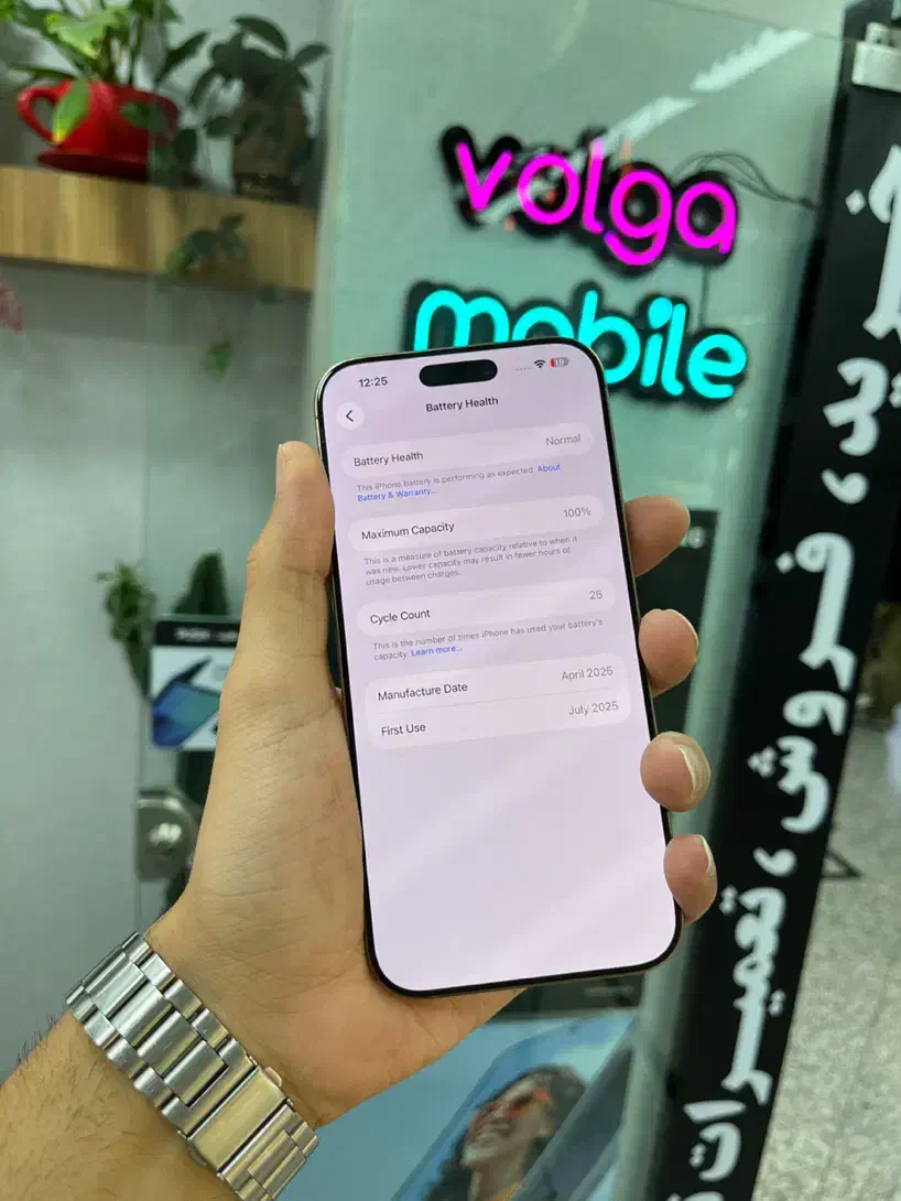 Iphone 16 promax سایکل ۲۵ بار|موبایل|کرج, عظیمیه|دیوار